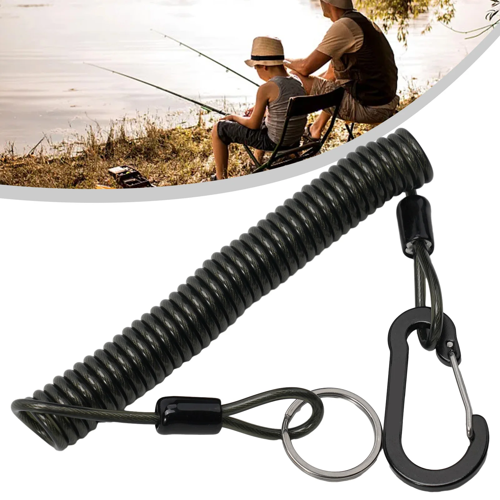 Brand New Durable High Quality Hot Sale Wire Spring Rope Missed Rope Anti-lost Fishing Tackle Stainless Steel + Plastic
Brand New Durable High Quality Hot Sale Wire Spring Rope Missed Rope Anti-lost Fishing Tackle Stainless Steel + Plastic