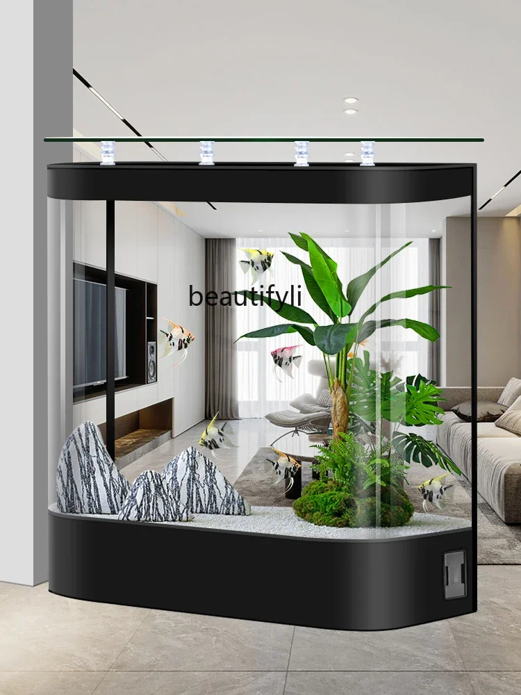 Light Luxury Fish Globe Medium and Large Floor Lazy People Free Water Circulation Ecological Filter Aquarium
Light Luxury Fish Globe Medium and Large Floor Lazy People Free Water Circulation Ecological Filter Aquarium