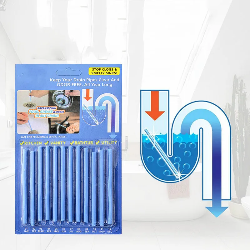 12PCS Pipe Cleaning Rod Decomposes Hair and Waste in the Pipe Sink Plug Tool Pipe Cleaner Bathroom Tools
12PCS Pipe Cleaning Rod Decomposes Hair and Waste in the Pipe Sink Plug Tool Pipe Cleaner Bathroom Tools