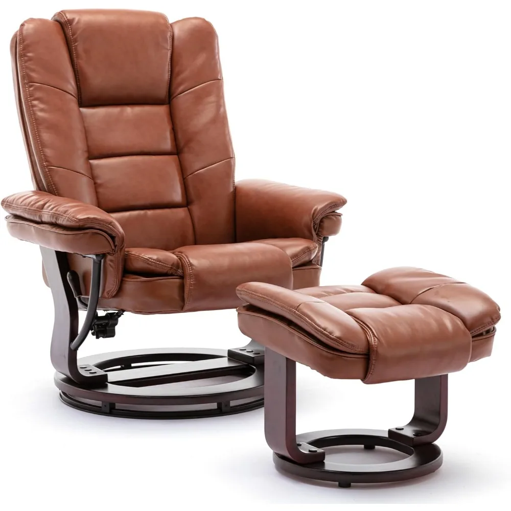 JC Home Swivel Ottoman Bonded Leather Recliner Chair and Foot Rest for Living Room, Home Theater, Man Cave, Bedroom-Round
JC Home Swivel Ottoman Bonded Leather Recliner Chair and Foot Rest for Living Room, Home Theater, Man Cave, Bedroom-Round