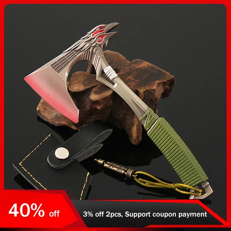 

Apex Legends Heirloom Raven's Bite Axe Knife Toy Sword Cosplay Metal Knive Model Game Peripheral Kids Toy Gifts for Boys