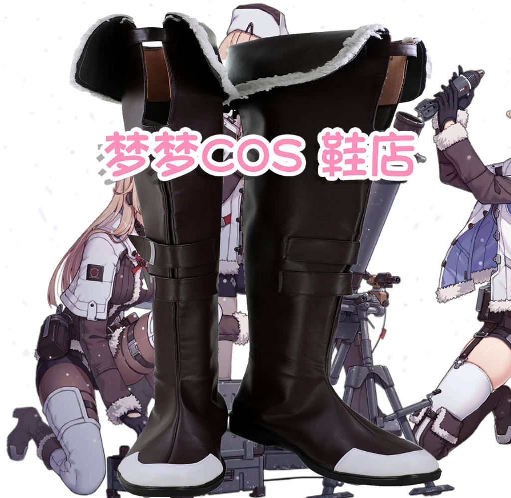 

Game Girls Frontline 2B14 Podnos COS Cosplay Costume Halloween Carnival Party Accessories Shoes boots Custom Made