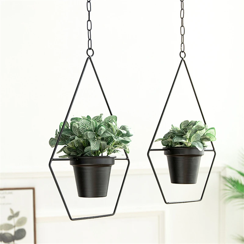 Nordic Iron Hanging Flower Pot Basket Plant Hanging Planter Garden Pot Vase Home Balcony Decoration Vase Holder Cachepot
Nordic Iron Hanging Flower Pot Basket Plant Hanging Planter Garden Pot Vase Home Balcony Decoration Vase Holder Cachepot