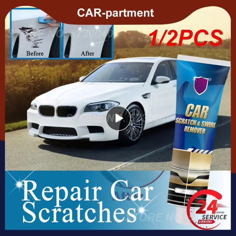 

1/2PCS Durable Car Scratches Repair 15ml Portable Universal Car Scratch Remover Anti Scratch Car Scratch And Swirl Remover