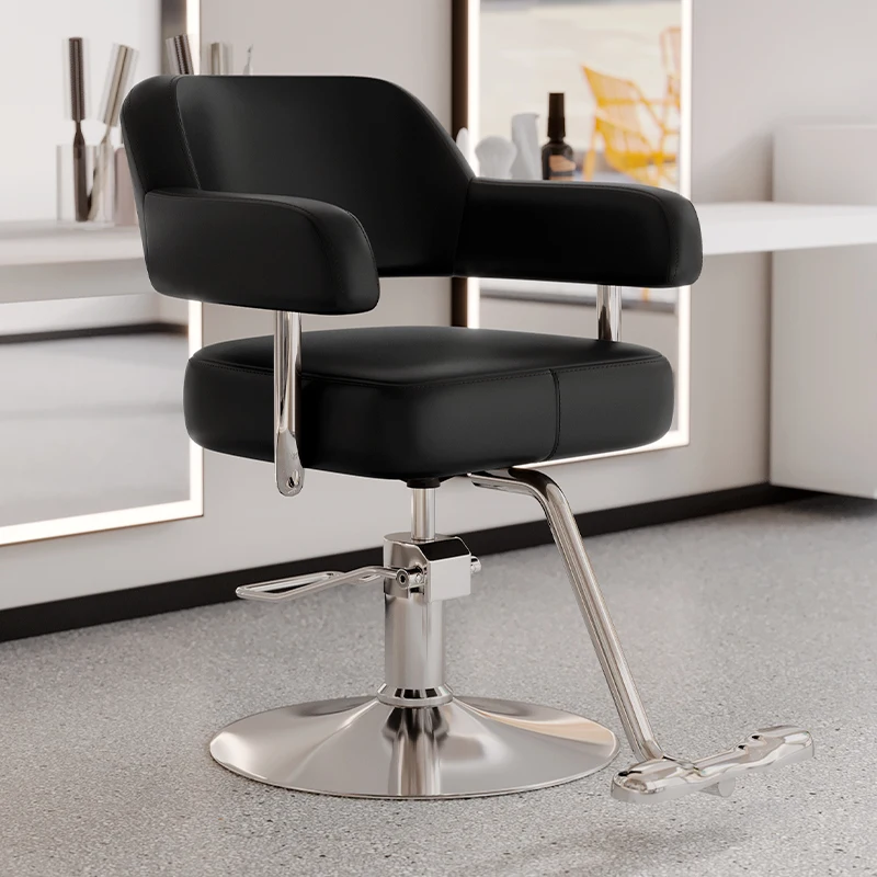 

Stylist Swivel Stool Chair Hairdressing Cheap Salon Professional Barber Chair Work Reception Barber Stuhl Furniture Beauty Salon