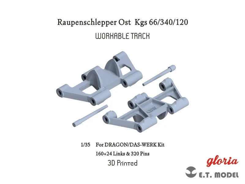 

ET MODEL P35-029 Raupenschlepper Ost Kgs 66/340/120 Workable Track