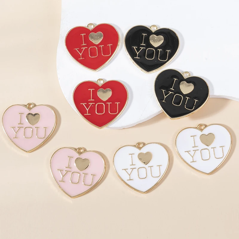 Новинка, 5 шт., милое красочное женское ожерелье и браслет «I lOVE YOU Heart», аксессуары для ювелирных изделий «сделай сам», 23*25 мм
Новинка, 5 шт., милое красочное женское ожерелье и браслет «I lOVE YOU Heart», аксессуары для ювелирных изделий «сделай сам», 23*25 мм