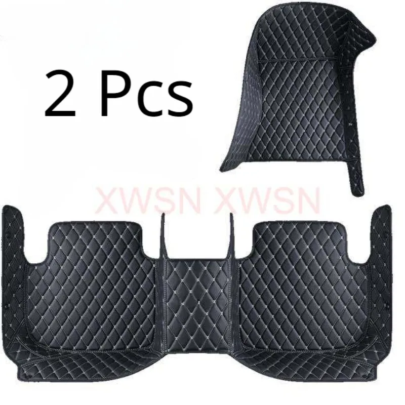 

Custom Car Floor Mats for Co-pilot + Back Row Most Car Models Interior Details Accessories Carpet Artificial Leather