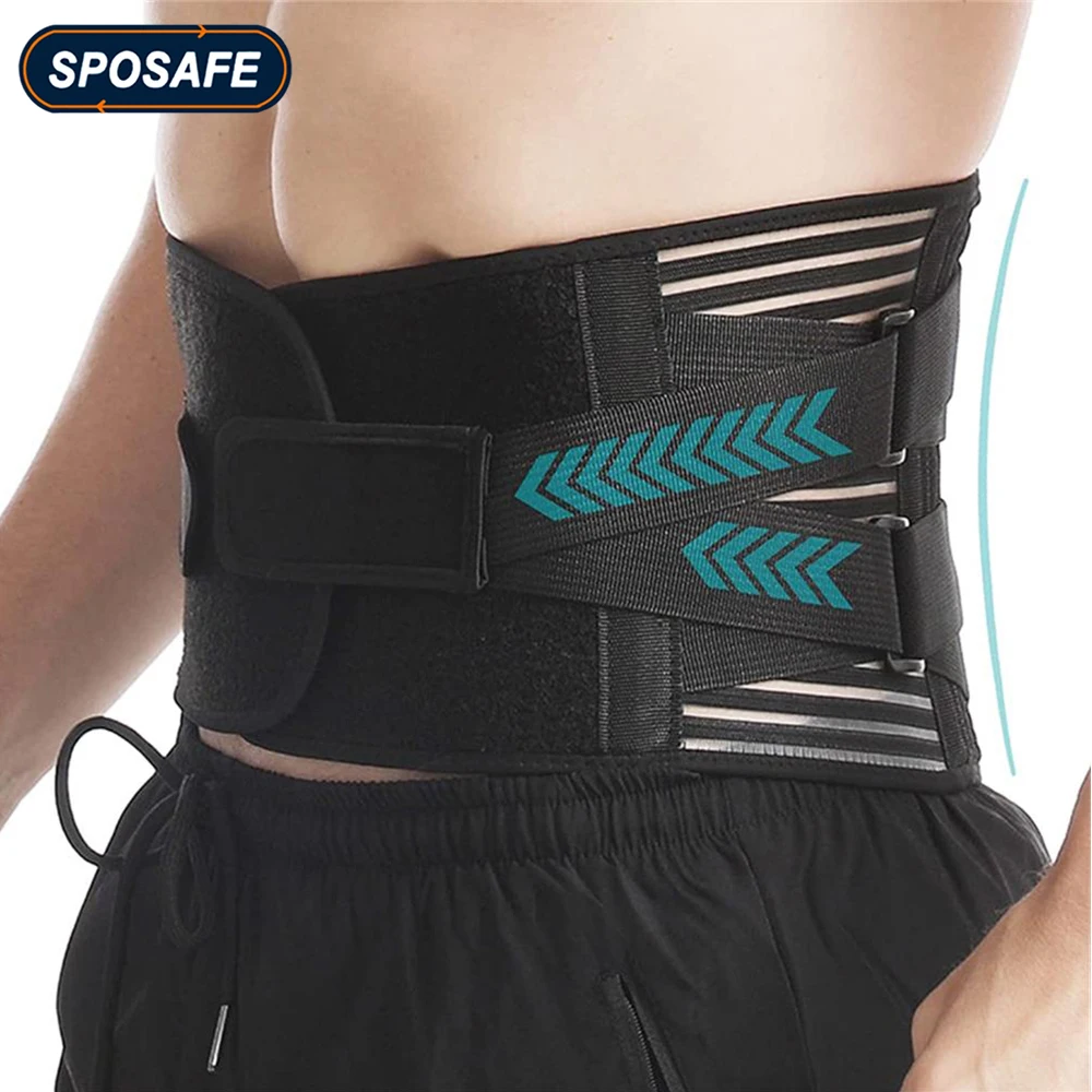 Lower Back Brace Breathable Waist Lumbar Support Belt with 6 Stays for Back Pain Relief Sciatica Herniated Disc Scoliosis Unisex
Lower Back Brace Breathable Waist Lumbar Support Belt with 6 Stays for Back Pain Relief Sciatica Herniated Disc Scoliosis Unisex