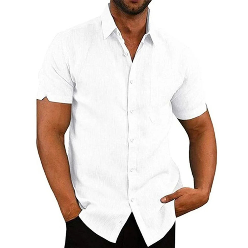 Fashion Brand New Shirt Mens Shirt Band Collar Blouse Button Down Loose Party T Dress Up Shirts Short Sleeve Tops
Fashion Brand New Shirt Mens Shirt Band Collar Blouse Button Down Loose Party T Dress Up Shirts Short Sleeve Tops