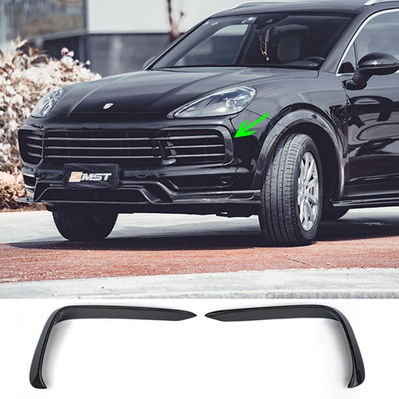 For Porsche Cayenne 9Y0 9Y3 2018-2022 Real Carbon Fiber Car Front Splitter Bumper Apron Cover Trim Aprons Fog light Cover
For Porsche Cayenne 9Y0 9Y3 2018-2022 Real Carbon Fiber Car Front Splitter Bumper Apron Cover Trim Aprons Fog light Cover