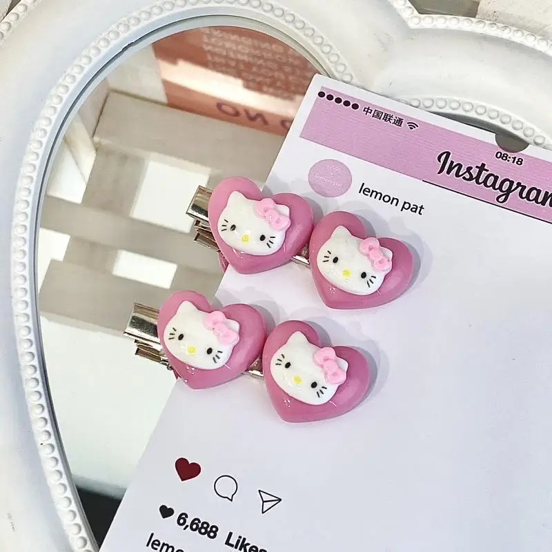 Kawaii Sanrio Hair Clips Hello Kittys Accessories Cute Beauty Cartoon Anime Banana Hair Clips Headpieces Toys for Girls Gift
Kawaii Sanrio Hair Clips Hello Kittys Accessories Cute Beauty Cartoon Anime Banana Hair Clips Headpieces Toys for Girls Gift