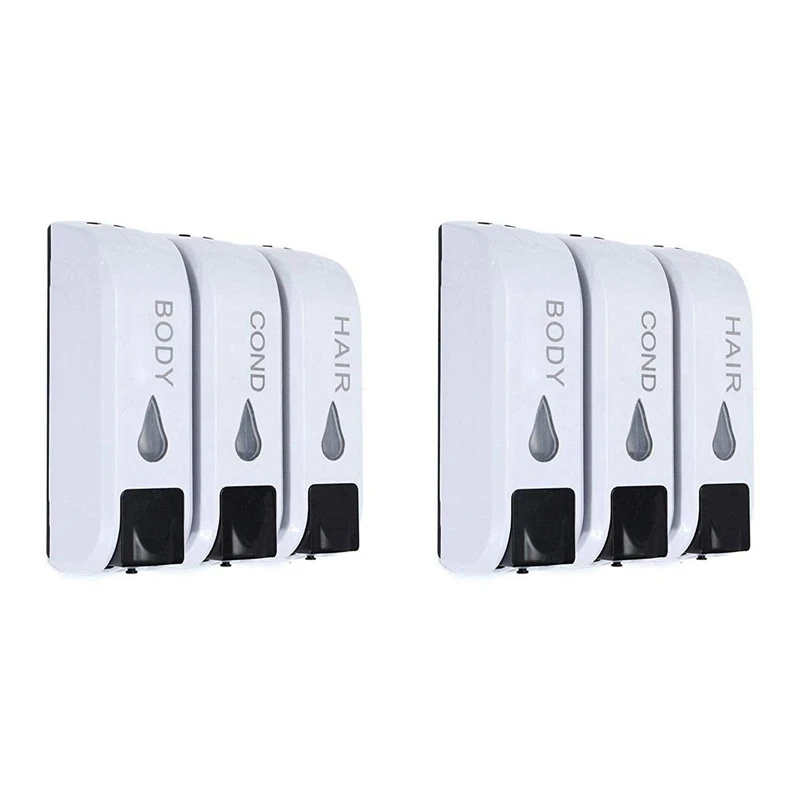 2X Triple Shower Soap Dispenser Wall Mounted Liquid Soap Shampoo Dispenser Washing Lotion For Bathroom
2X Triple Shower Soap Dispenser Wall Mounted Liquid Soap Shampoo Dispenser Washing Lotion For Bathroom