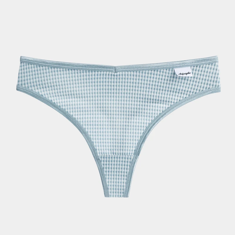 

BANNIROU 1Pcs Sports Cotton Underwear For Woman Low-Rise Everyday T-back Thongs Women's Panties Lingerie Intimates