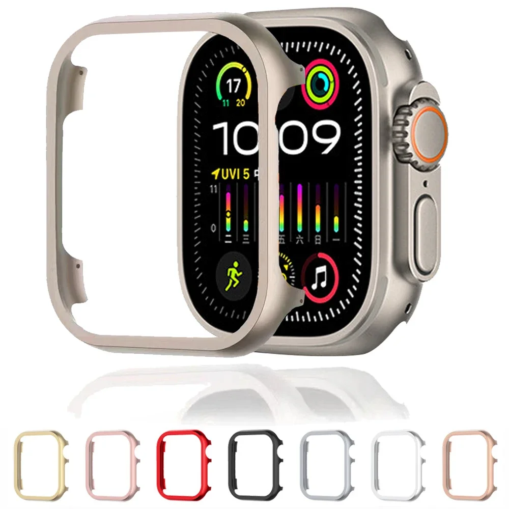 Metal Case For Apple Watch Series 9 8 7 41mm 45mm Ultra 2 49mm Bumper Case iWatch 6 5 4 SE 44mm 40mm 42mm Frame Protective Cover
Metal Case For Apple Watch Series 9 8 7 41mm 45mm Ultra 2 49mm Bumper Case iWatch 6 5 4 SE 44mm 40mm 42mm Frame Protective Cover