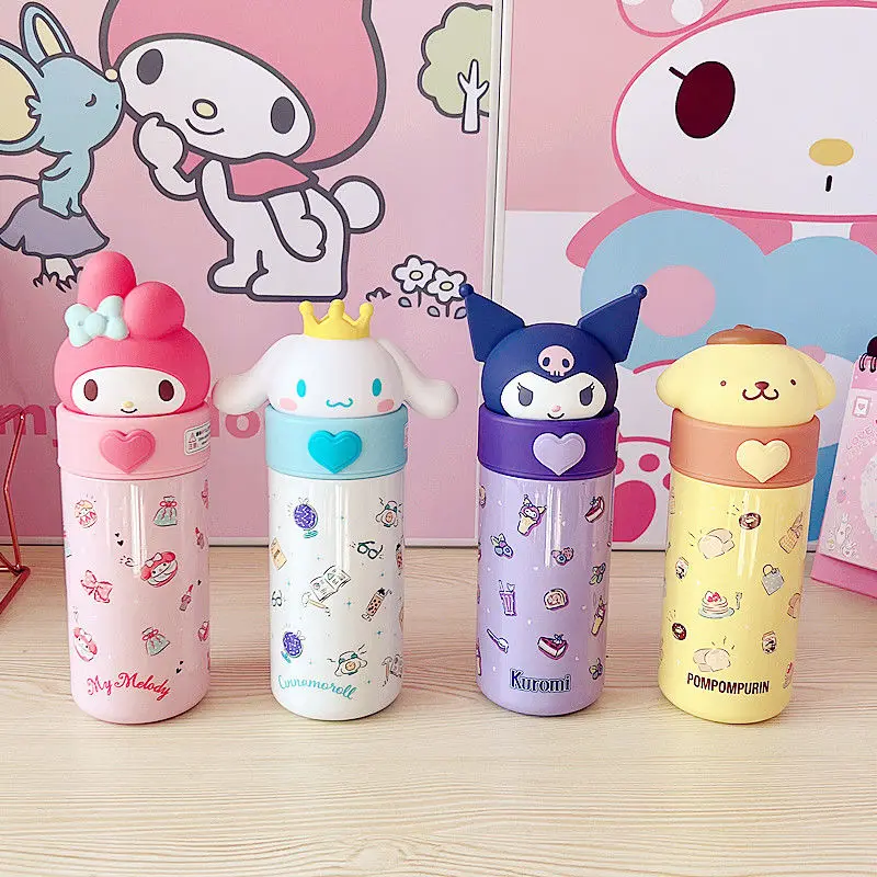 350ml Sanrio Hello Kitty Stainless Steel 316 Thermos Kawaii Kuromi Cinnamoroll Melody Kids Vacuum Flask Water Bottle Tumbler
350ml Sanrio Hello Kitty Stainless Steel 316 Thermos Kawaii Kuromi Cinnamoroll Melody Kids Vacuum Flask Water Bottle Tumbler