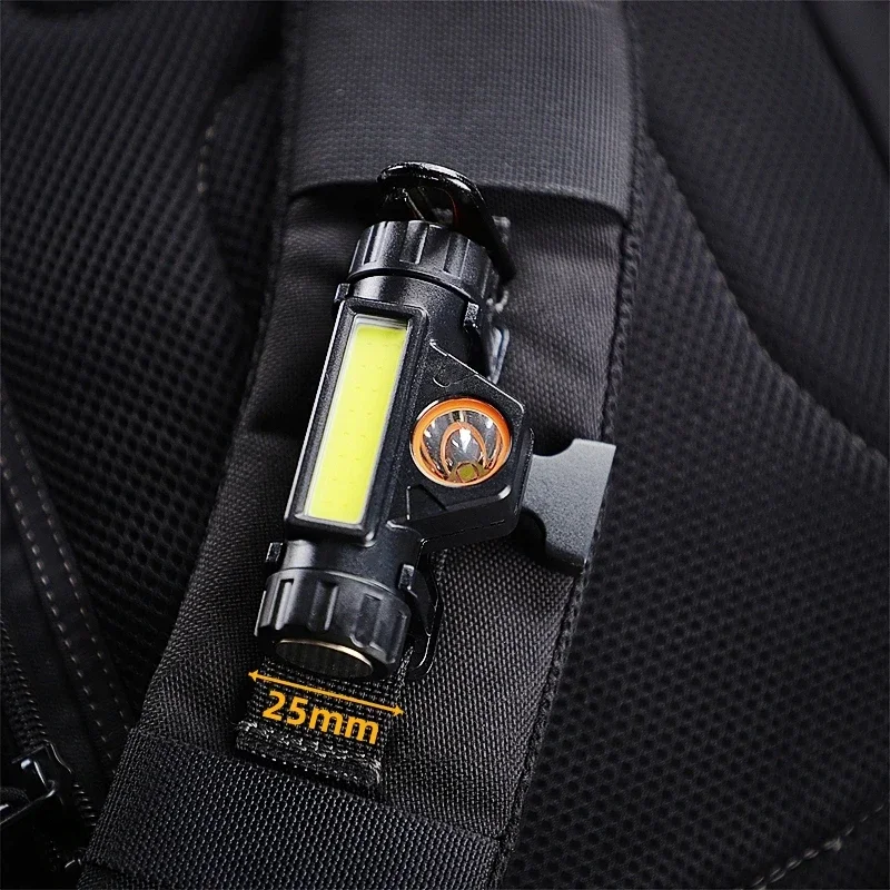 Mini Flashlight Portable Light Tactical Outdoor Camping Hiking Tools EDC Molle 25mm Backpack Strap Clip USB Rechargeable LED
Mini Flashlight Portable Light Tactical Outdoor Camping Hiking Tools EDC Molle 25mm Backpack Strap Clip USB Rechargeable LED