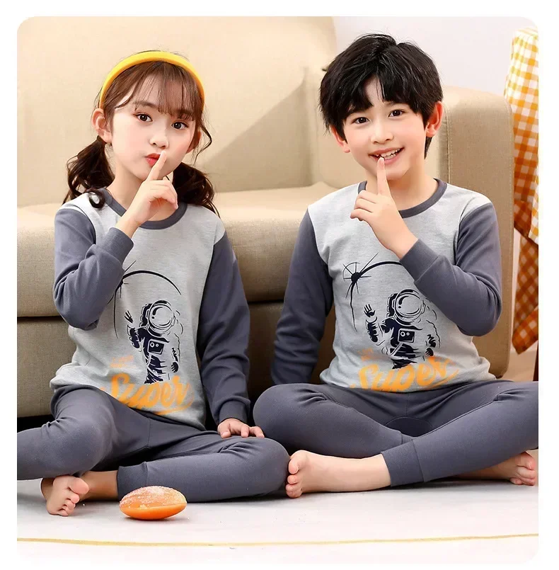 Boys Girls Pajamas Winter Thermal Underwear Children's Clothing Sleepwear Warm Pyjamas Sets For Kids 2 4 5 6 8 10 12 13 Years Boys Girls Pajamas Winter Thermal Underwear Children's Clothing Sleepwear Warm Pyjamas Sets For Kids 2 4 5 6 8 10 12 13 Years