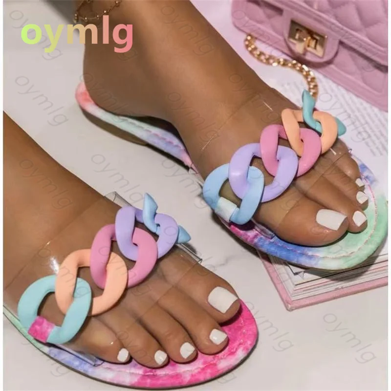 Summer Sandals Women Flip Flops Rhinestone Flat Sandals Ladies Slippers Shoes Female Round Toe Bling Luxury Sandalias Mujer 43
Summer Sandals Women Flip Flops Rhinestone Flat Sandals Ladies Slippers Shoes Female Round Toe Bling Luxury Sandalias Mujer 43