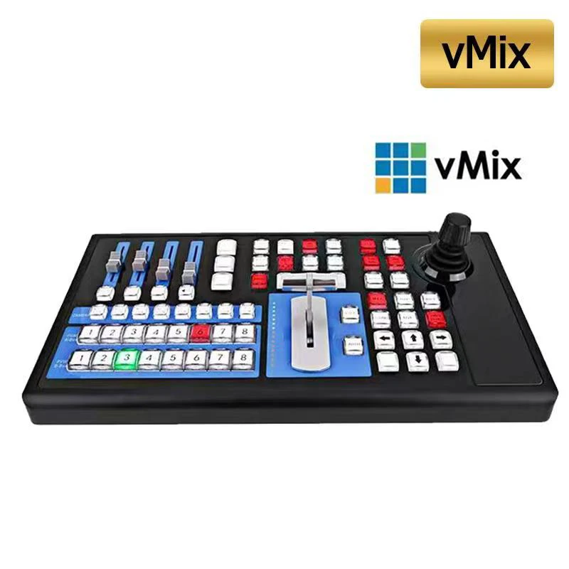 Пульт управления консолью D60 vMix, контроллер RS232 RS485, переключатель смесителя PTZ-камеры для прямой трансляции видео
Пульт управления консолью D60 vMix, контроллер RS232 RS485, переключатель смесителя PTZ-камеры для прямой трансляции видео