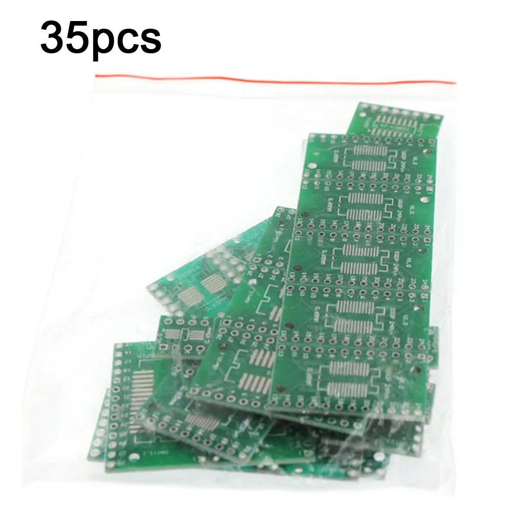 35 Pcs IC Adapter Board SSOP Board 1A 5V 5W Accessories DIP8/SMD To DIP For SOP8 Kits PCB Conversion Power Tools
35 Pcs IC Adapter Board SSOP Board 1A 5V 5W Accessories DIP8/SMD To DIP For SOP8 Kits PCB Conversion Power Tools