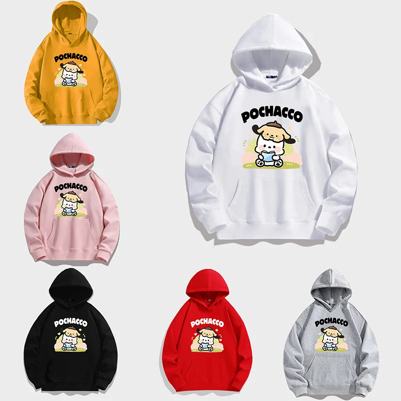 Sanrios Cartoon Hooded Sweatshirt Hello Kittys Pompom Purins Pochacco Kawaii Cute Girl Heart Loose Printing Autumn Winter Hoodie
Sanrios Cartoon Hooded Sweatshirt Hello Kittys Pompom Purins Pochacco Kawaii Cute Girl Heart Loose Printing Autumn Winter Hoodie