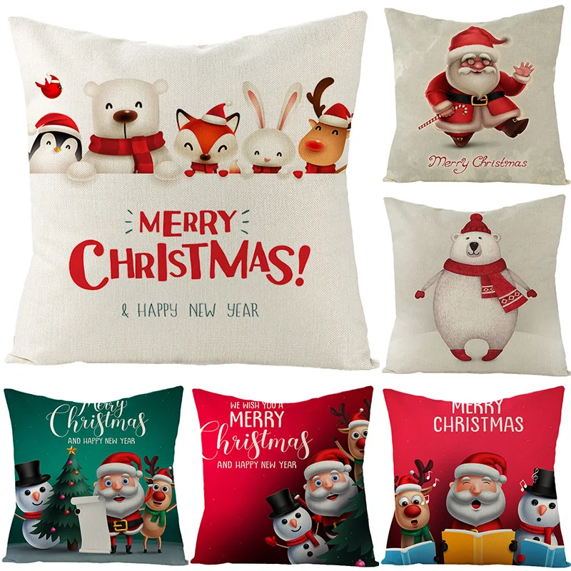 

Customizable Christmas Pillowcases, Car Sofa Cushion Covers, Home Decor Pillowcases