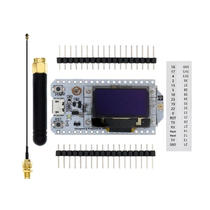 SX1276 SX1278 ESP32 Lora 868Mhz/915Mhz 0.96 Inch Display Bluetooth WIFI Kit WIFI Kit 32 Development Board
SX1276 SX1278 ESP32 Lora 868Mhz/915Mhz 0.96 Inch Display Bluetooth WIFI Kit WIFI Kit 32 Development Board