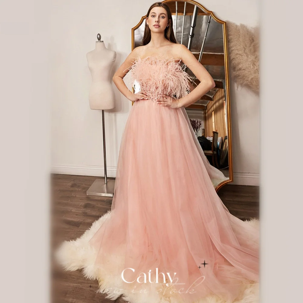 Cathy Gentle Pink فساتين السهرة Feather Neckline Prom Dress 2023 Sexy A-line Party Dresses Strapless Vestidos De Noche
Cathy Gentle Pink فساتين السهرة Feather Neckline Prom Dress 2023 Sexy A-line Party Dresses Strapless Vestidos De Noche