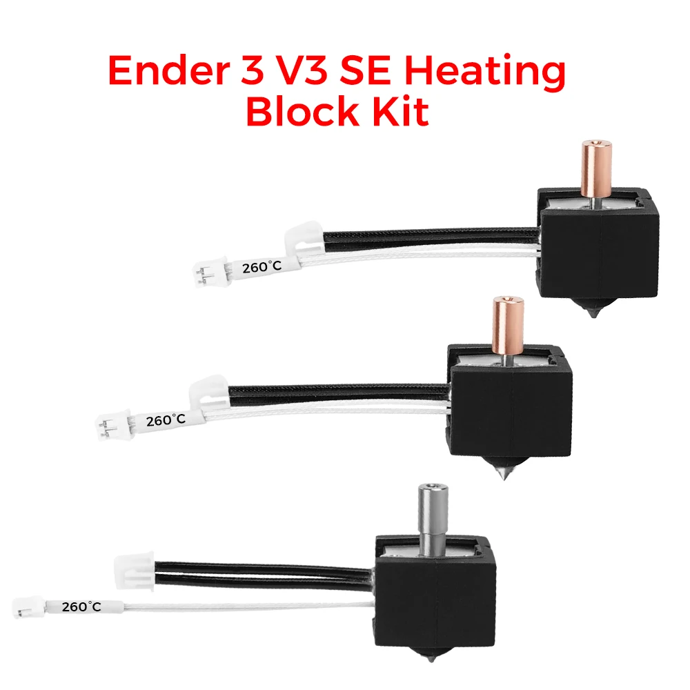 For Ender 3 V3 SE 24V40W Hotend Nozzle Heat-break Heater Block Thermistor 1.75mm 3D Printer Parts For Creality Ender3 V3 SE
For Ender 3 V3 SE 24V40W Hotend Nozzle Heat-break Heater Block Thermistor 1.75mm 3D Printer Parts For Creality Ender3 V3 SE