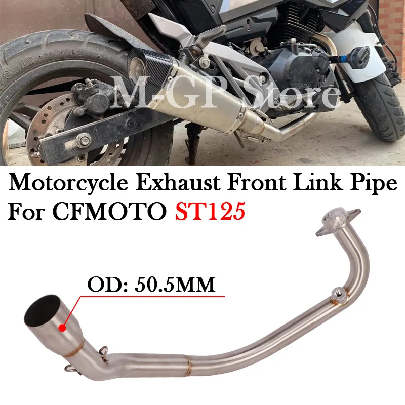 Slip-On For CFMOTO ST125 ST 125 Motorcycle Exhaust System Muffler Modify Stainless Steel 51MM Escape Moto Bike Front Link Pipe
Slip-On For CFMOTO ST125 ST 125 Motorcycle Exhaust System Muffler Modify Stainless Steel 51MM Escape Moto Bike Front Link Pipe