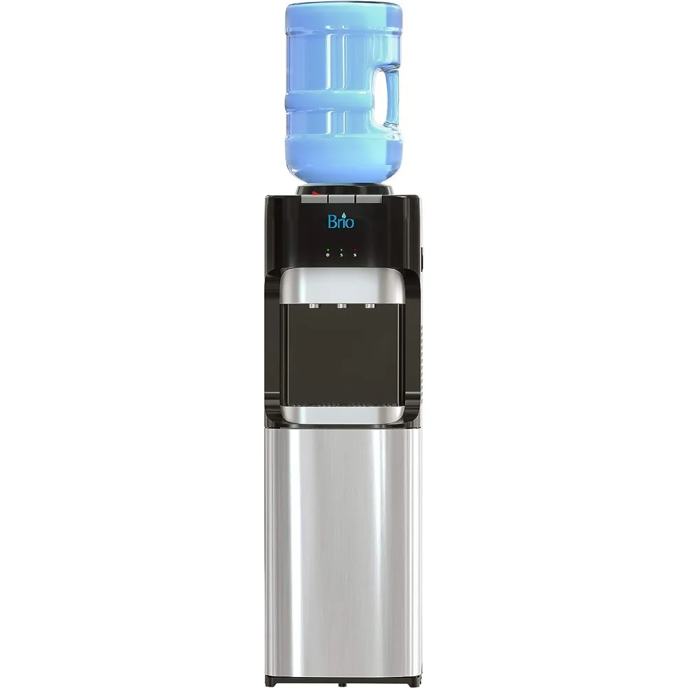 

Essential Series Top Loading Water Cooler Dispenser - Tri Temp Dispense, Child Safety Lock, Holds 3 or 5 Gallon Bottles