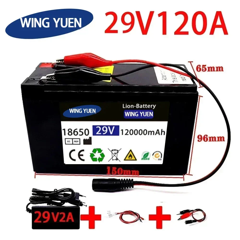 29v 120A Li Ion 18650 Battery Electric Vehicle Lithium Battery Pack 24V- 29V 35Ah 120Ah Built-in BMS 30A High Current
29v 120A Li Ion 18650 Battery Electric Vehicle Lithium Battery Pack 24V- 29V 35Ah 120Ah Built-in BMS 30A High Current