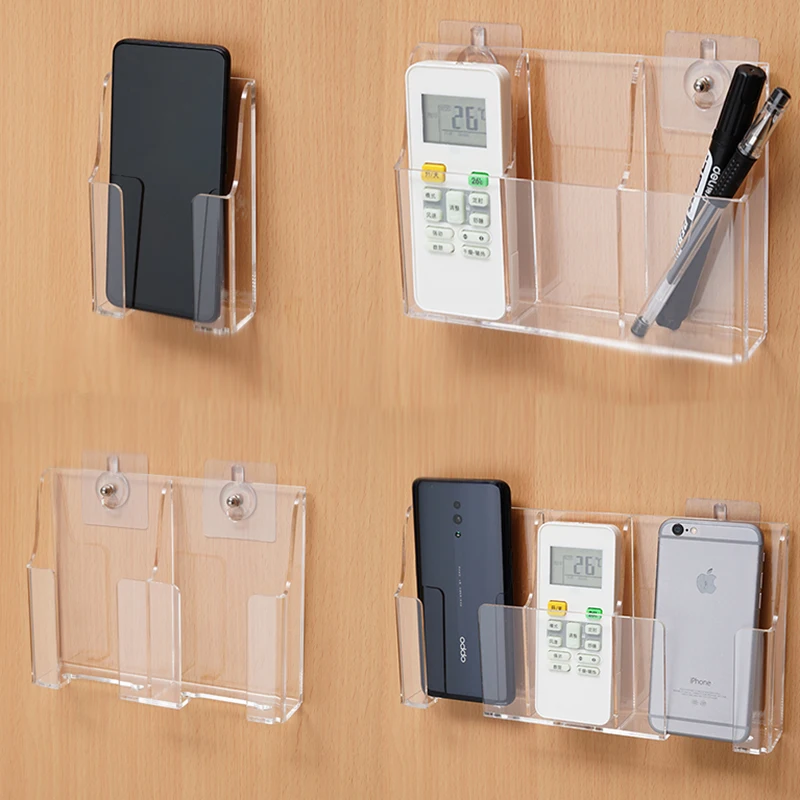Wall Mount Remote Control Holder Clear Acrylic Media Organizer Storage Box Coffee Table Nightstand Convenient Remote Control Box
Wall Mount Remote Control Holder Clear Acrylic Media Organizer Storage Box Coffee Table Nightstand Convenient Remote Control Box