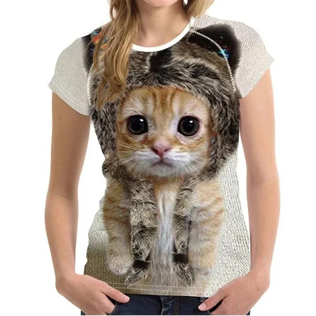2023 Summer Women Cute Cat T-shirt New 3D Printed Children's Large Kawaii Fashion Top Shirt Short Sleeve T-shirt Girls' Clothing
2023 Summer Women Cute Cat T-shirt New 3D Printed Children's Large Kawaii Fashion Top Shirt Short Sleeve T-shirt Girls' Clothing