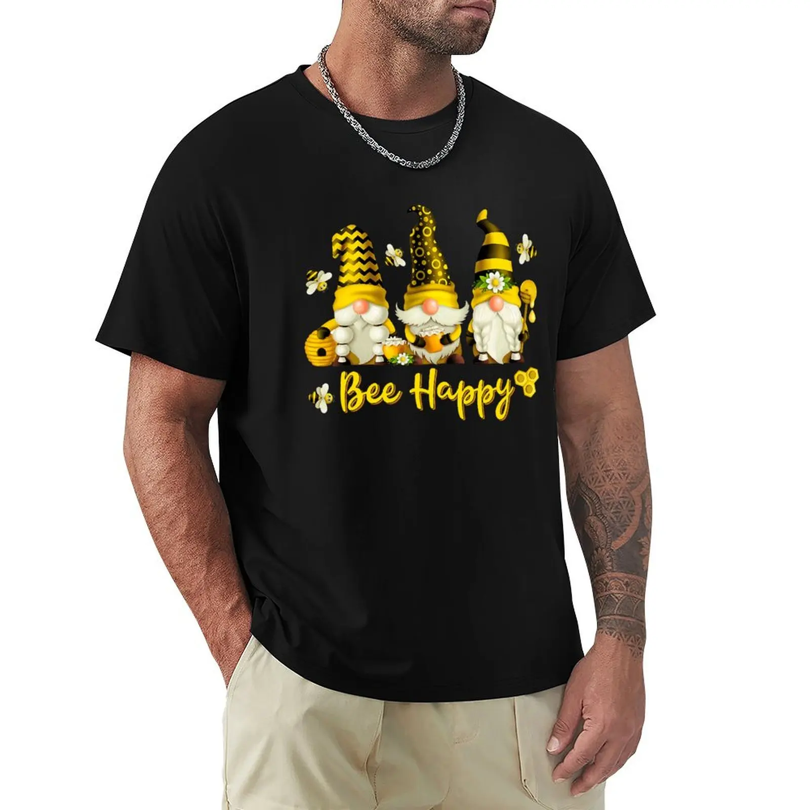 Bee Happy Bee Gnome Spring T-Shirt korean fashion quick-drying mens t shirts pack
Bee Happy Bee Gnome Spring T-Shirt korean fashion quick-drying mens t shirts pack