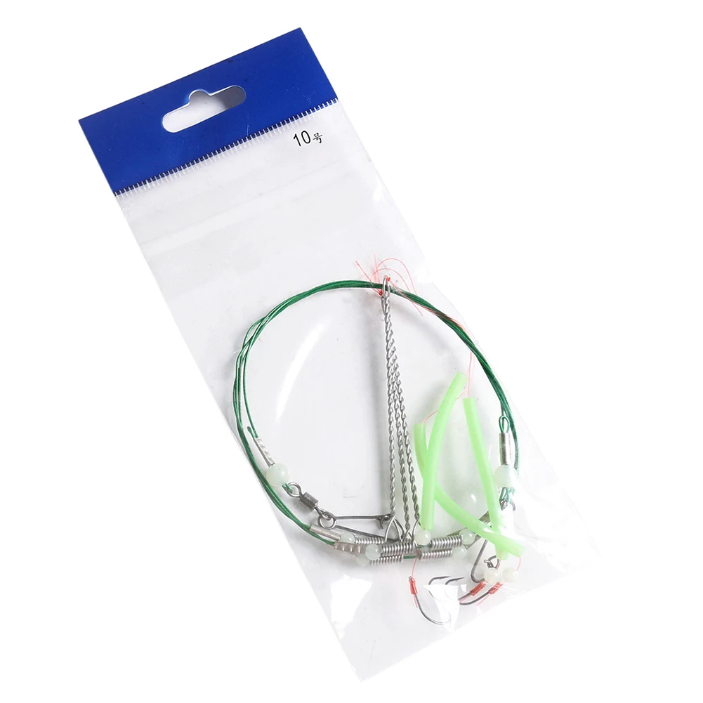 Tool Sea Fishing Tackle 3 Hook Fishhook Luminous Rig Sea Fishing Tackle Terminal Tackle 10# 3 Hook Accessories
Tool Sea Fishing Tackle 3 Hook Fishhook Luminous Rig Sea Fishing Tackle Terminal Tackle 10# 3 Hook Accessories