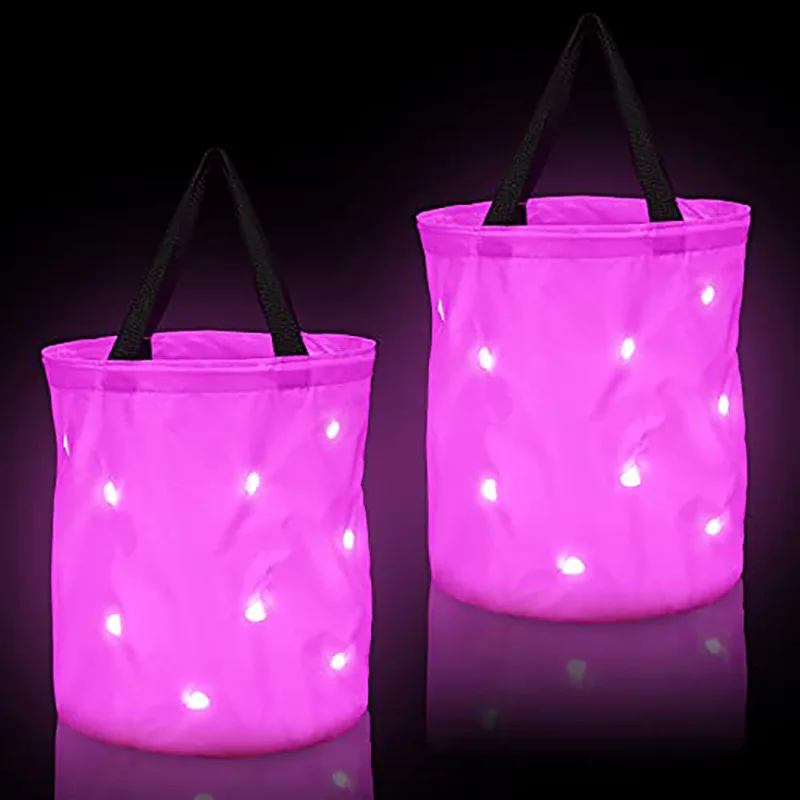 6pcs Kids Children Christmas LED Light Up Halloween Candy Bags Party Pumpkin Basket Reusable Goody Bucket Trick or Treat Tote
6pcs Kids Children Christmas LED Light Up Halloween Candy Bags Party Pumpkin Basket Reusable Goody Bucket Trick or Treat Tote