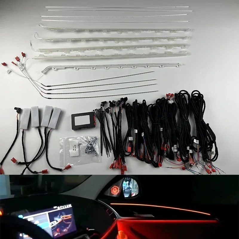 LED Ambient Light Fit for BMW X3 X4 2018-2022 Screen Control CD Key Control Mold Version 17 Lights Car Interior Accessories 
LED Ambient Light Fit for BMW X3 X4 2018-2022 Screen Control CD Key Control Mold Version 17 Lights Car Interior Accessories