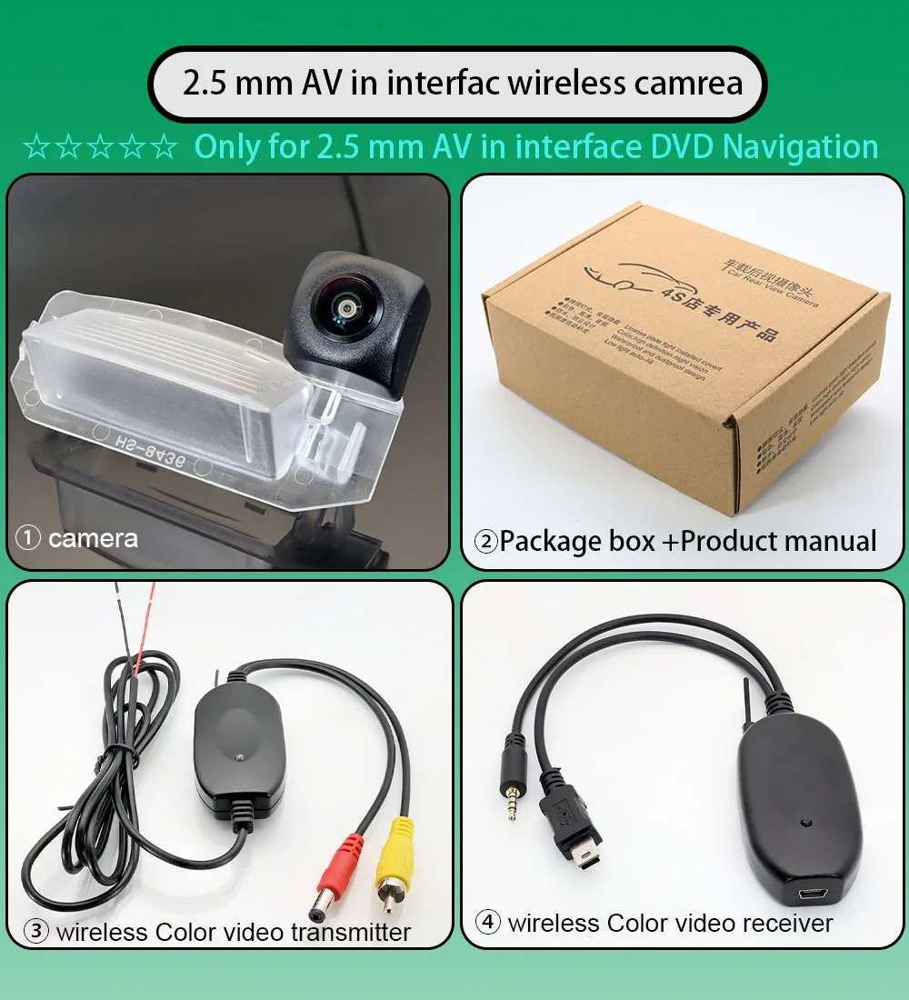 2.4 Ghz Wireless FishEye Vehicle HD Rear View Camera For Mitsubishi Outlander Lancer Sportback i-MiEV 5D Hatchback Xpander
2.4 Ghz Wireless FishEye Vehicle HD Rear View Camera For Mitsubishi Outlander Lancer Sportback i-MiEV 5D Hatchback Xpander