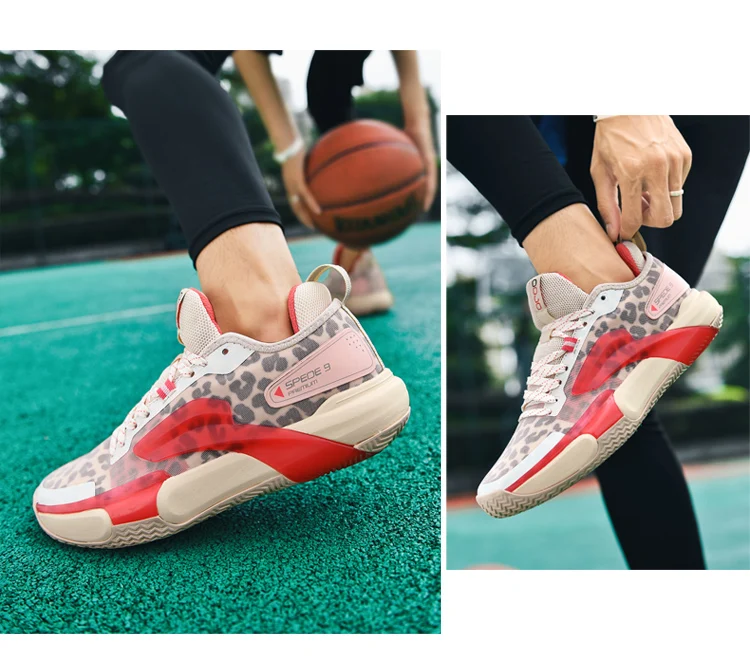 Tênis de basquete casual masculino e feminino, tênis de combate almofadado baixo, com tendência além das fronteiras, tamanho grande, novo, verão Tênis de basquete casual masculino e feminino, tênis de combate almofadado baixo, com tendência além das fronteiras, tamanho grande, novo, verão