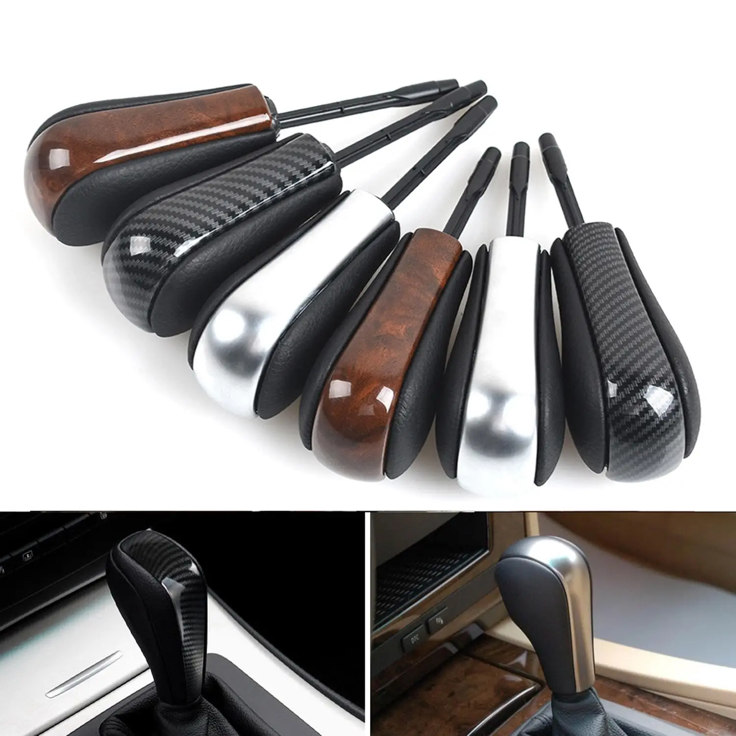 Vehicle Auto Gear Shift Knob Lever Stick Replacement for BMW 1 3 5 7 X3 X5 Z3 Z4 E81 E82 E85 E90 E91 E46 E Chassis
Vehicle Auto Gear Shift Knob Lever Stick Replacement for BMW 1 3 5 7 X3 X5 Z3 Z4 E81 E82 E85 E90 E91 E46 E Chassis