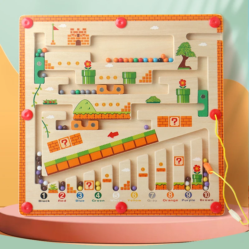 Wooden Labyrinth Montessori Toy For Kids 3D Maze Puzzle Activity Board Children's Toys Early Educational Learning Kids Toys Gift
Wooden Labyrinth Montessori Toy For Kids 3D Maze Puzzle Activity Board Children's Toys Early Educational Learning Kids Toys Gift