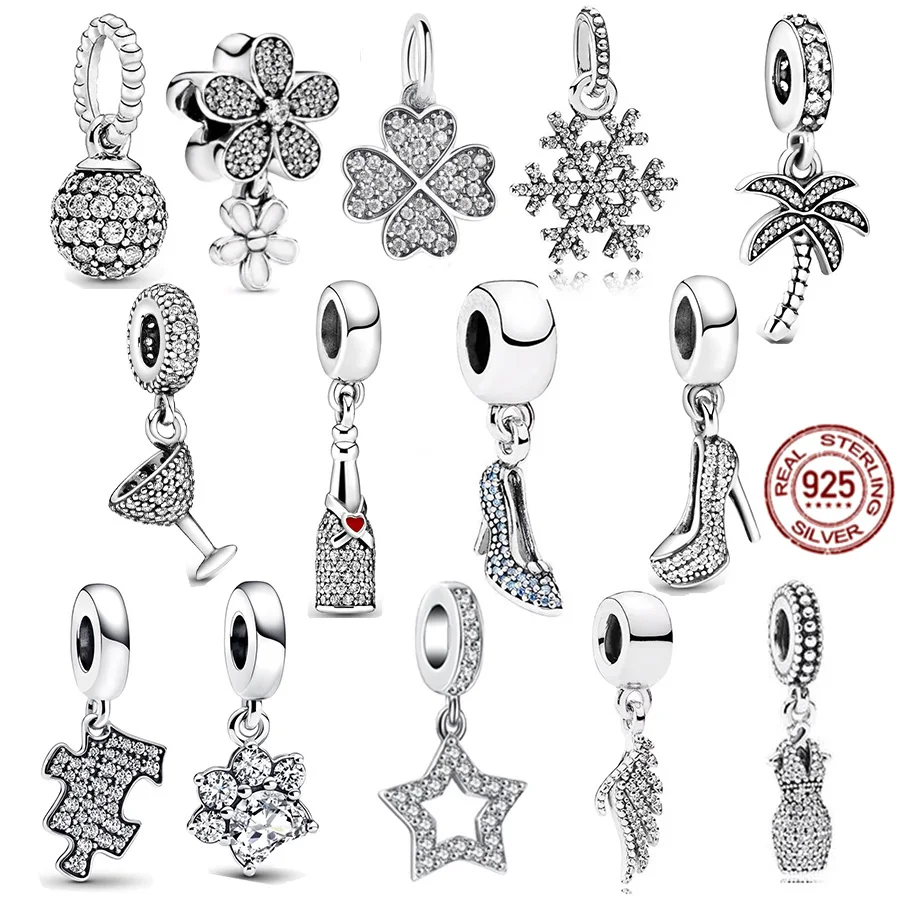 925 Sterling Silver Sparkling Wine Bottle Stiletto Shoe & Pet Paw Print Dangle Charm Beads Fit Original Pandora Bracelet Jewelry
925 Sterling Silver Sparkling Wine Bottle Stiletto Shoe & Pet Paw Print Dangle Charm Beads Fit Original Pandora Bracelet Jewelry