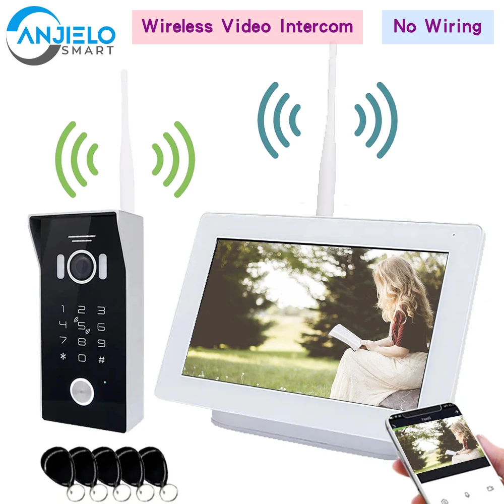 Wireless Door Intercom Wifi White Indoor Monitor 7 Inch Touch Screen Doorbell RFIC Card Password Unlock Video Doorphone Tuya
Wireless Door Intercom Wifi White Indoor Monitor 7 Inch Touch Screen Doorbell RFIC Card Password Unlock Video Doorphone Tuya