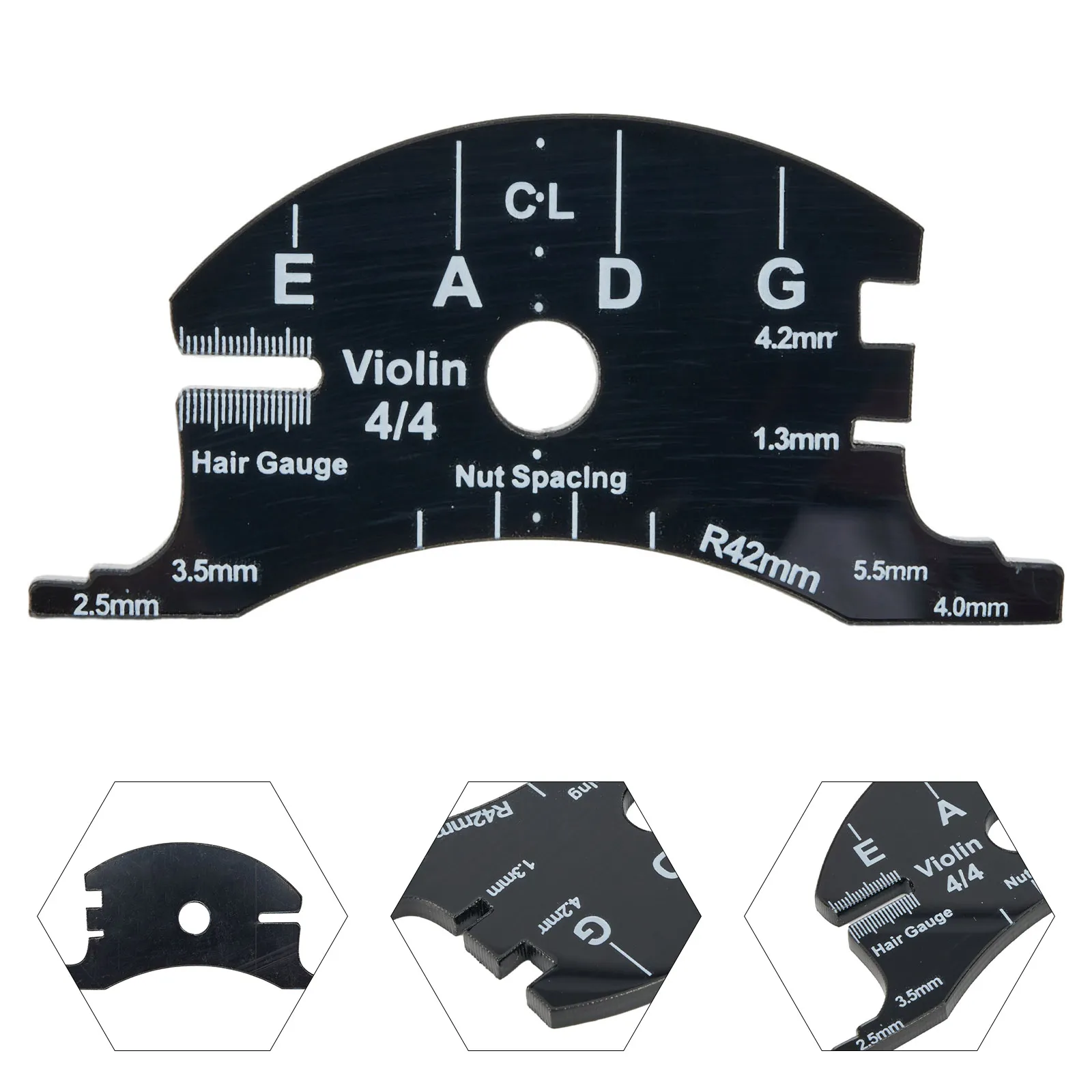 

1pc Violin Bridges Mold Multifunctional Fingerboard Scraper Template Full Size Cello Double Bass Bridge Repair Tool Accessories