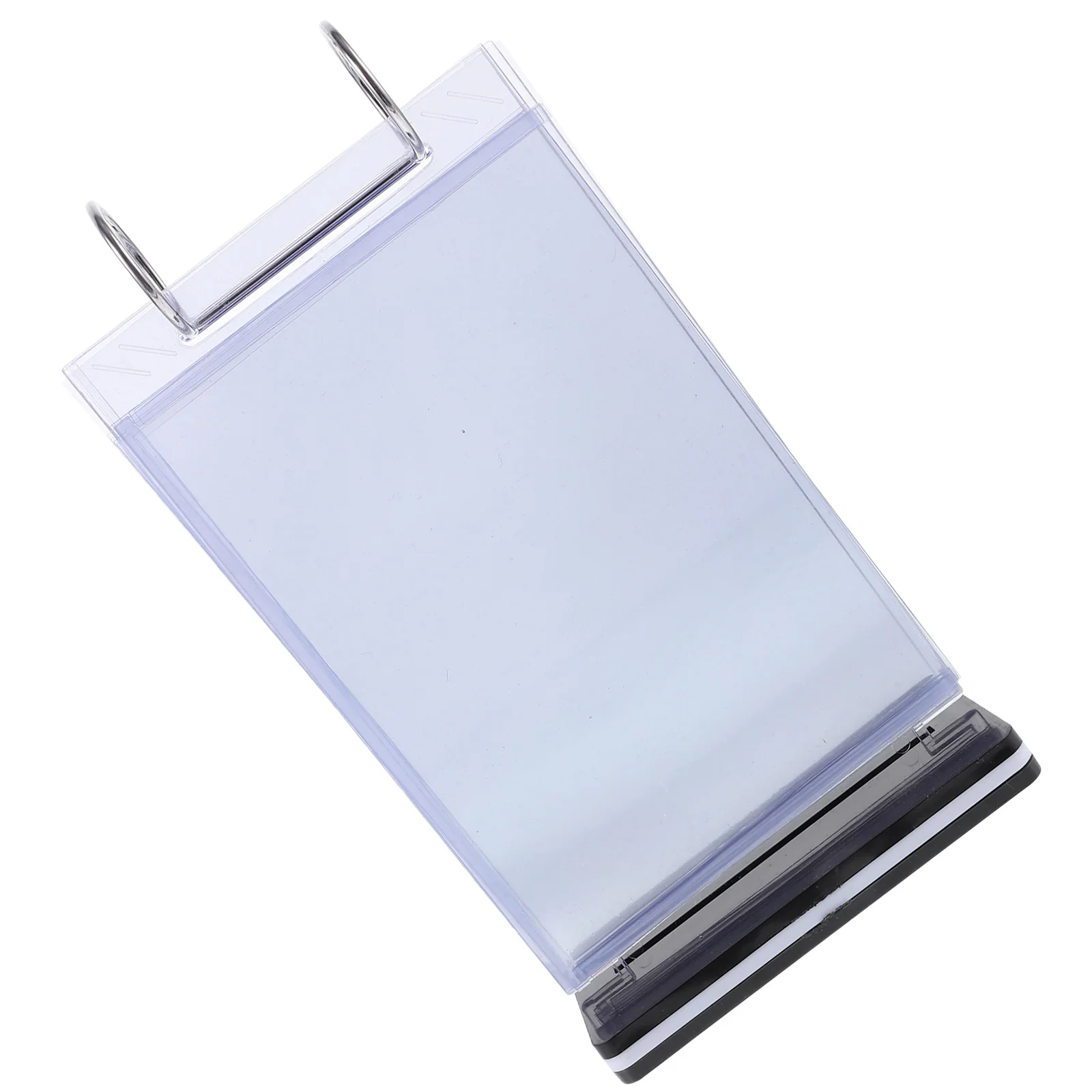 PVC Loose-leaf Menu Card Desktop Display Stand Label Picture Holders for Tables Shelves
PVC Loose-leaf Menu Card Desktop Display Stand Label Picture Holders for Tables Shelves