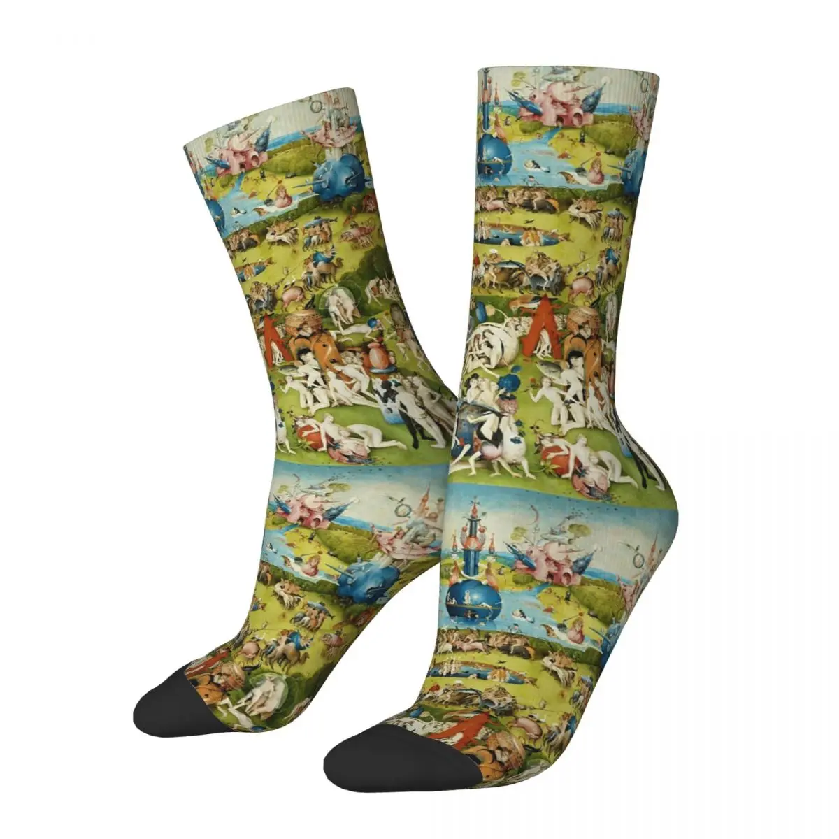 

Hieronymus Bosch - Garden Of Earthly Delights Poster Socks Harajuku Stockings All Season Long Socks Accessories for Unisex Gifts