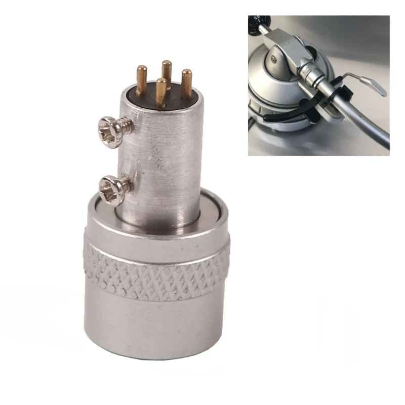 Aluminum Alloy SME Type Headshell Socket Connector 24K Gold Plated Pin for SME Turntables VinylPlayers Audiophiles
Aluminum Alloy SME Type Headshell Socket Connector 24K Gold Plated Pin for SME Turntables VinylPlayers Audiophiles