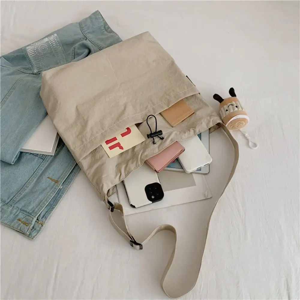 New Fashion Women Shoulder Bag Nylon Casual High Quality Tote Bag Solid Color Basic Style Crossbody Bag New Fashion Women Shoulder Bag Nylon Casual High Quality Tote Bag Solid Color Basic Style Crossbody Bag
